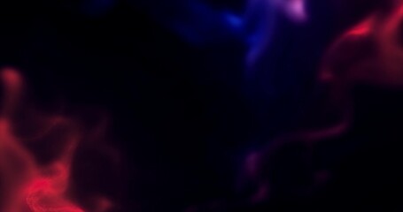 Wall Mural - red blue gradient smooth particle background animation