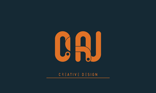 Alphabet letters Initials Monogram logo CN , NC