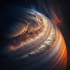 Wall Mural - planet in space