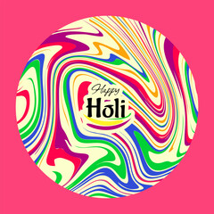 Wall Mural - Happy holi colorful background design