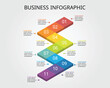 square timeline chart template for infographic for presentation for 11 element