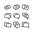 © emka angelina - chat icon or logo isolated sign symbol vector illustration - high quality black style vector icons