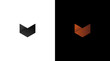 Letter v logo chevron vector initial monogram icon style Design template