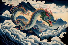 Generative AI Takes A Journey Through The Mystical World Of Chinese Dragon Painting