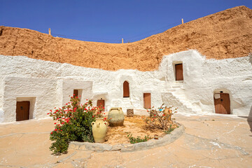 Traditional Rock Houses in Matmata, Tunisia