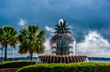 Pineapple Fountain In Waterfront Park, Charleston, South Carolina, USA