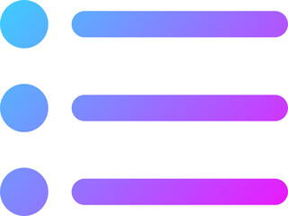 Poster - Website navigation icon in gradient colors. More menu signs illustration.