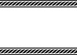© Grenar - An isolated divider (top and bottom parts) creating a blank empty frame, decorative element lines looking like tilde shapes.