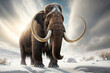 Giant Prehistoric Wooly Mammoth Generative AI