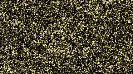 Wall Mural - Gold stars and particles tremble and twinkle quickly, loopable 4k background at 60fps.