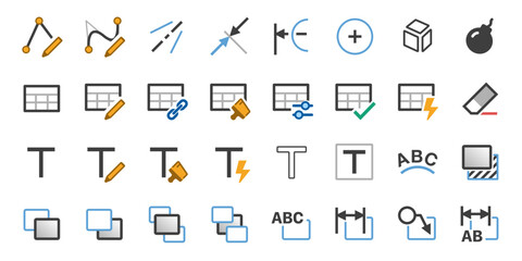 Poster - CAD Icons