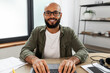 © Prostock-studio - Excited latin man in eyeglasses typing on laptop computer keyboard and looking at screen, pov shot