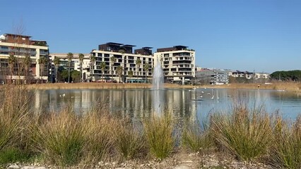 Wall Mural - Bassin Jacques Cœur à Montpellier, Occitanie