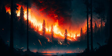 Massive Forest Fire
