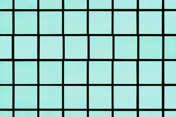 Poster - abstract background of colored wooden cubes