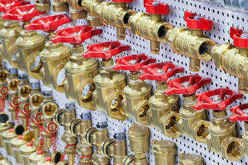Aufkleber - Plumbing fixtures and piping parts, brass connector water valve for pipe, Brass water valve, Brass water valve