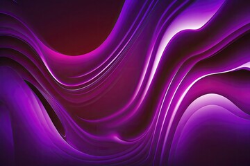 Wall Mural - Abstract purple liquid wavy background. Generative AI