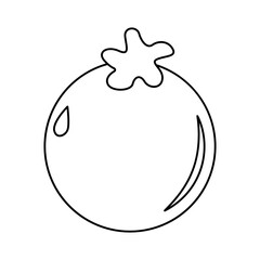Poster - Tomato vector icon. Tomato simple vector icon. Vegetable tomato vector.