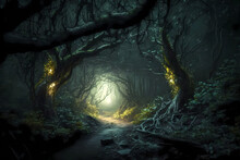 Beautiful Fantasy Forest, Generative AI