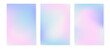© Maria Petrish - Y2k aesthetic holographic gradient background. Blue and pink mesh texture. Pearlescent color vector poster. Holo blur wallpaper. Abstract iridescent pattern 2000s style. 00s girlish art illustration