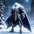Skeleton Ice King - Creature - Magical - Powerful - Fantasy - Stylized - Game Character - Demon Hero – Warrior