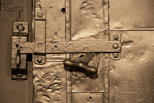 Old Metal Door Lock And Latch