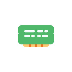 Fototapete - ram vector icon. computer component icon flat style. perfect use for logo, presentation, website, and more. simple modern icon design flat style