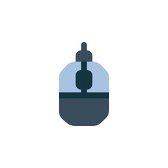Fototapete - mouse vector icon. computer component icon flat style. perfect use for logo, presentation, website, and more. simple modern icon design flat style
