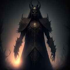 Demon of Darkness - Creature - Magical - Powerful - Fantasy - Stylized - Game Character - Demon Hero – Warrior