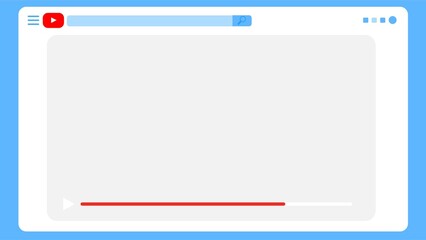 YouTube Blank Slide Background for PowerPoint