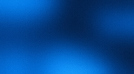 Blue grainy gradient background, noise texture effect, dark abstract web banner design, copy space
