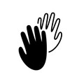 © tutti_frutti - High five icon simple illustration