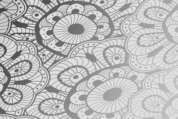 Poster - Abstract hand drawn flower