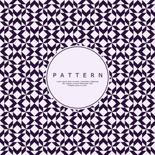 Luxury Line Abstract Ornament Seamless Pattern. Purple Ornate Lines Pattern.