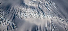 Aerial Image Of Crevasses On The Flanks Of Mount Erebus, Antarctica.