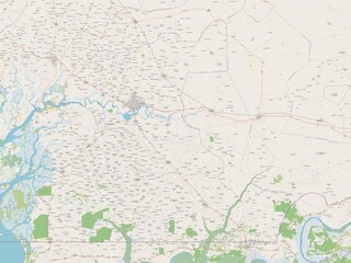  Kaolack, Senegal. OSM. No legend