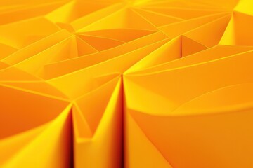 Wall Mural - abstract orange paper background created with generative ai