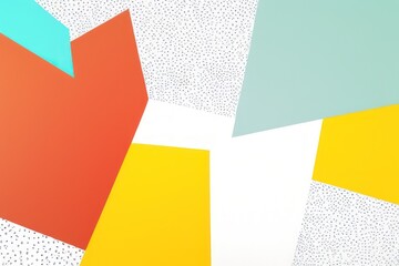 Wall Mural - background with shapes created with generative ai