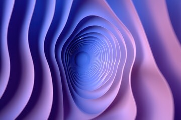 Wall Mural - blue abstract wavy background created with generative ai