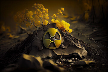 Radioactive pollution can take many forms, including airborne particles, contaminated soil and water