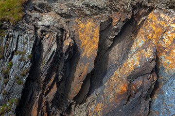 Wall Mural - Ballymackean Cliffs and rocks. . Cork County. Westcoast Ireland. 