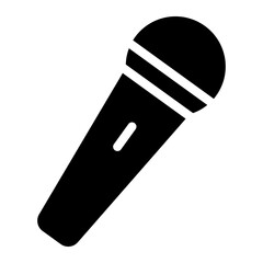 Wall Mural - microphone icon 