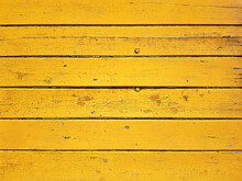 Yellow Wood Planks Texture Boards Background.