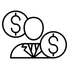 Sticker - avatar money icon