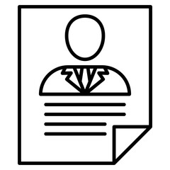 Sticker - avatar document icon