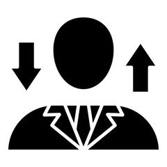 Poster - avatar arrow icon