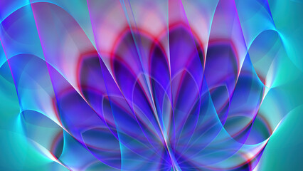 Poster - Abstract background 3D illustration, fantastic fractal texture, digital illustration for creative graphic design for wallpaper, poster, banner, drawing, ornament