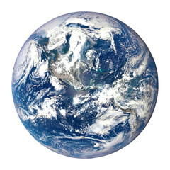 Wall Mural - earth globe isolated on transparent background png flie. elements of this image furnished by nasa