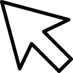 Poster - line cursor icon in trendy style isolated on background. line cursor icon page symbol for your web site design line cursor icon logo, app	