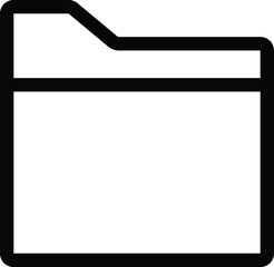 Poster - Folder icon isolated on white background vector , eps10	